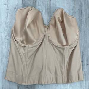 Elila 6721 Luxury Strapless Convertible Longline Bustier Corset Nude 42I